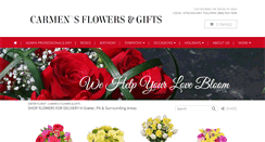 Desktop Screenshot of carmens-flowers.com